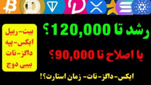 تحلیل تکنیکال بیت کوین، نات کوین، داگز، ریپل، پپه، بیبی دوج و ارز X | تحلیل روزانه و ۴ ساعته