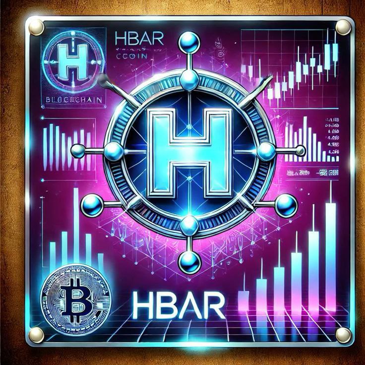 ارز HBAR در آستانه ی جهش؛الگوی صعودی و اعتماد بازار